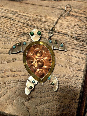 Turtle Metal Ornament